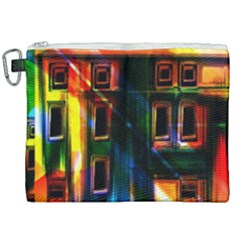 Architecture City Homes Window Canvas Cosmetic Bag (xxl) by Amaryn4rt