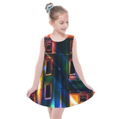 Architecture City Homes Window Kids  Summer Dress by Amaryn4rt