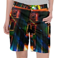 Architecture City Homes Window Women s Pocket Shorts by Amaryn4rt