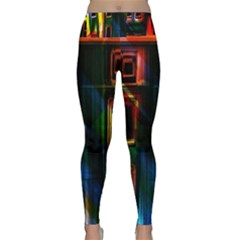 Architecture City Homes Window Lightweight Velour Classic Yoga Leggings by Amaryn4rt