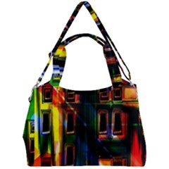 Architecture City Homes Window Double Compartment Shoulder Bag by Amaryn4rt