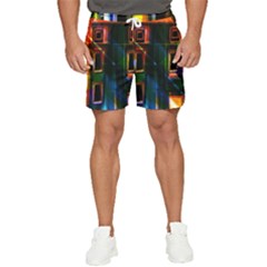 Architecture City Homes Window Men s Runner Shorts by Amaryn4rt