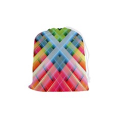 Graphics Colorful Colors Wallpaper Graphic Design Drawstring Pouch (medium) by Amaryn4rt