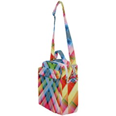 Graphics Colorful Colors Wallpaper Graphic Design Crossbody Day Bag by Amaryn4rt