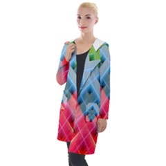 Graphics Colorful Colors Wallpaper Graphic Design Hooded Pocket Cardigan by Amaryn4rt