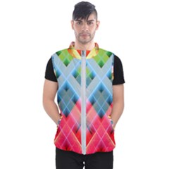 Graphics Colorful Colors Wallpaper Graphic Design Men s Puffer Vest by Amaryn4rt