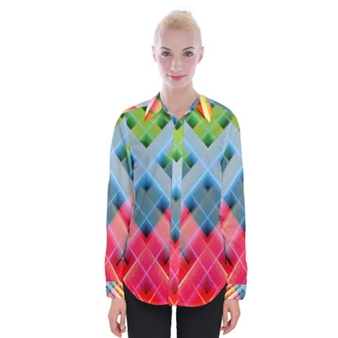 Graphics Colorful Colors Wallpaper Graphic Design Womens Long Sleeve Shirt by Amaryn4rt