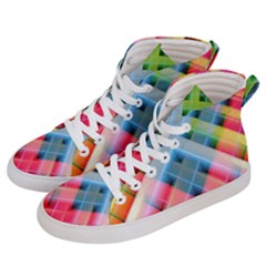 Graphics Colorful Colors Wallpaper Graphic Design Men s Hi-top Skate Sneakers by Amaryn4rt