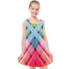 Graphics Colorful Colors Wallpaper Graphic Design Kids  Cross Back Dress by Amaryn4rt