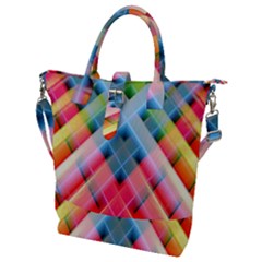 Graphics Colorful Colors Wallpaper Graphic Design Buckle Top Tote Bag by Amaryn4rt