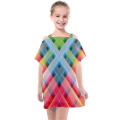 Graphics Colorful Colors Wallpaper Graphic Design Kids  One Piece Chiffon Dress by Amaryn4rt