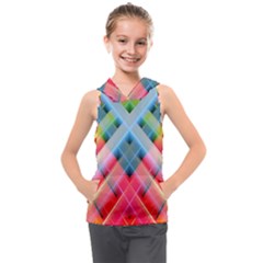 Graphics Colorful Colors Wallpaper Graphic Design Kids  Sleeveless Hoodie by Amaryn4rt