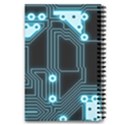 A Completely Seamless Background Design Circuitry 5.5  x 8.5  Notebook View4