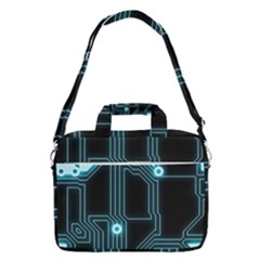 A Completely Seamless Background Design Circuitry Macbook Pro 13  Shoulder Laptop Bag  by Amaryn4rt