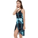 A Completely Seamless Background Design Circuitry Wrap Frill Dress View2