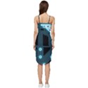 A Completely Seamless Background Design Circuitry Wrap Frill Dress View4