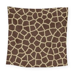 Giraffe Animal Print Skin Fur Square Tapestry (large) by Amaryn4rt