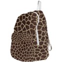 Giraffe Animal Print Skin Fur Foldable Lightweight Backpack View4