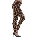 Giraffe Animal Print Skin Fur Lightweight Velour Leggings View4