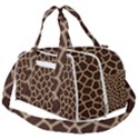 Giraffe Animal Print Skin Fur Burner Gym Duffel Bag View2