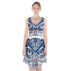 Owl Racerback Midi Dress by Amaryn4rt