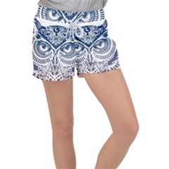 Owl Women s Velour Lounge Shorts by Amaryn4rt