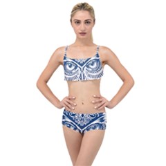 Owl Layered Top Bikini Set by Amaryn4rt