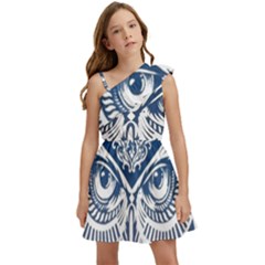 Owl Kids  One Shoulder Party Dress by Amaryn4rt