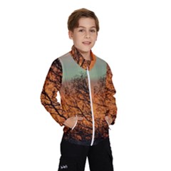 Twilight Sunset Sky Evening Clouds Kids  Windbreaker by Amaryn4rt