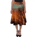 Twilight Sunset Sky Evening Clouds Perfect Length Midi Skirt View1