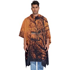 Twilight Sunset Sky Evening Clouds Men s Hooded Rain Ponchos by Amaryn4rt