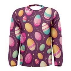 Easter Eggs Egg Men s Long Sleeve Tee by Ravend