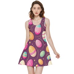 Easter Eggs Egg Inside Out Reversible Sleeveless Dress by Ravend