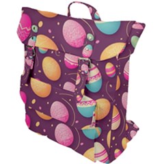 Easter Eggs Egg Buckle Up Backpack by Ravend