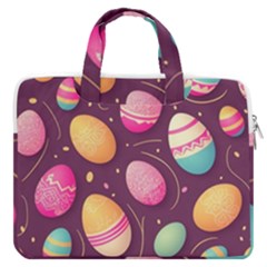 Easter Eggs Egg Macbook Pro 16  Double Pocket Laptop Bag  by Ravend