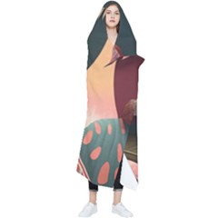 Leaves Foliage Plants Wearable Blanket by Ravend