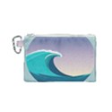 Tsunami Tidal Wave Wave Minimalist Ocean Sea 4 Canvas Cosmetic Bag (Small) View1