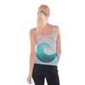 Tidal Wave Ocean Sea Tsunami Wave Minimalist Spaghetti Strap Top View2