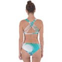 Tsunami Tidal Wave Wave Minimalist Ocean Sea 2 Criss Cross Bikini Set View2