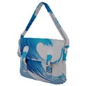 Wave Tsunami Tidal Wave Ocean Sea Water Buckle Messenger Bag View2