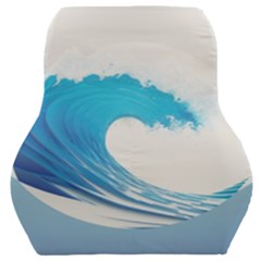 Wave Tsunami Tidal Wave Ocean Sea Water Car Seat Back Cushion  by Wegoenart