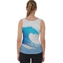 Wave Tsunami Tidal Wave Ocean Sea Water Velvet Tank Top View2