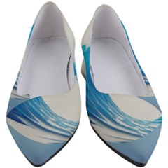 Wave Tsunami Tidal Wave Ocean Sea Water Women s Block Heels  by Wegoenart