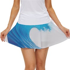 Wave Tsunami Tidal Wave Ocean Sea Water Women s Skort by Wegoenart