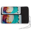 Tsunami Tidal Wave Wave Minimalist Ocean Sea 3 Pen Storage Case (M) View2