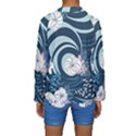 Flowers Pattern Floral Ocean Abstract Digital Art Kids  Long Sleeve Swimwear View2