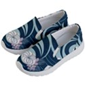 Flowers Pattern Floral Ocean Abstract Digital Art Kids Lightweight Slip Ons View2