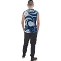 Flowers Pattern Floral Ocean Abstract Digital Art Men s Regular Tank Top View2