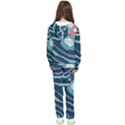 Waves Flowers Pattern Water Floral Minimalist Kids  Tracksuit View2