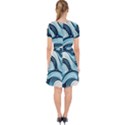 Pattern Ocean Waves Arctic Ocean Blue Nature Sea Adorable in Chiffon Dress View2